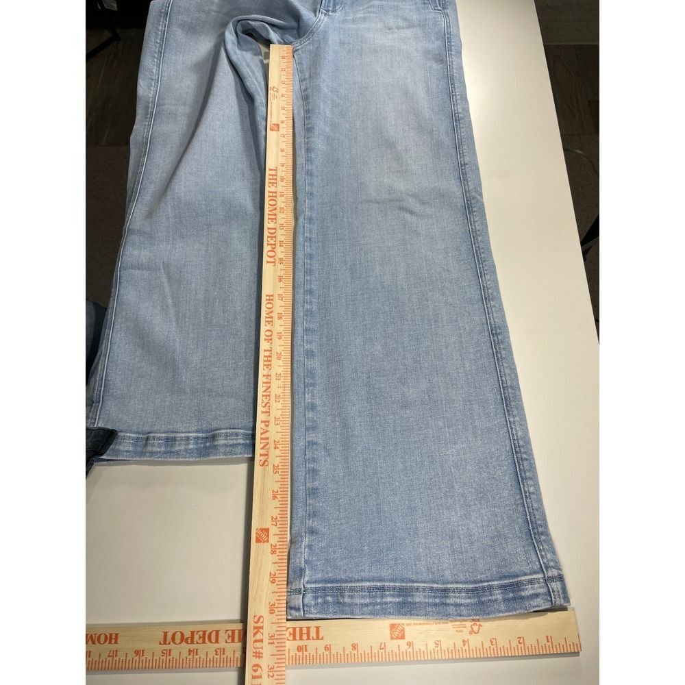 High Rise Wide Leg Joe's Jeans The Allana  W/26 Light Blue Starry Eyed LN 70s - Picture 11 of 16